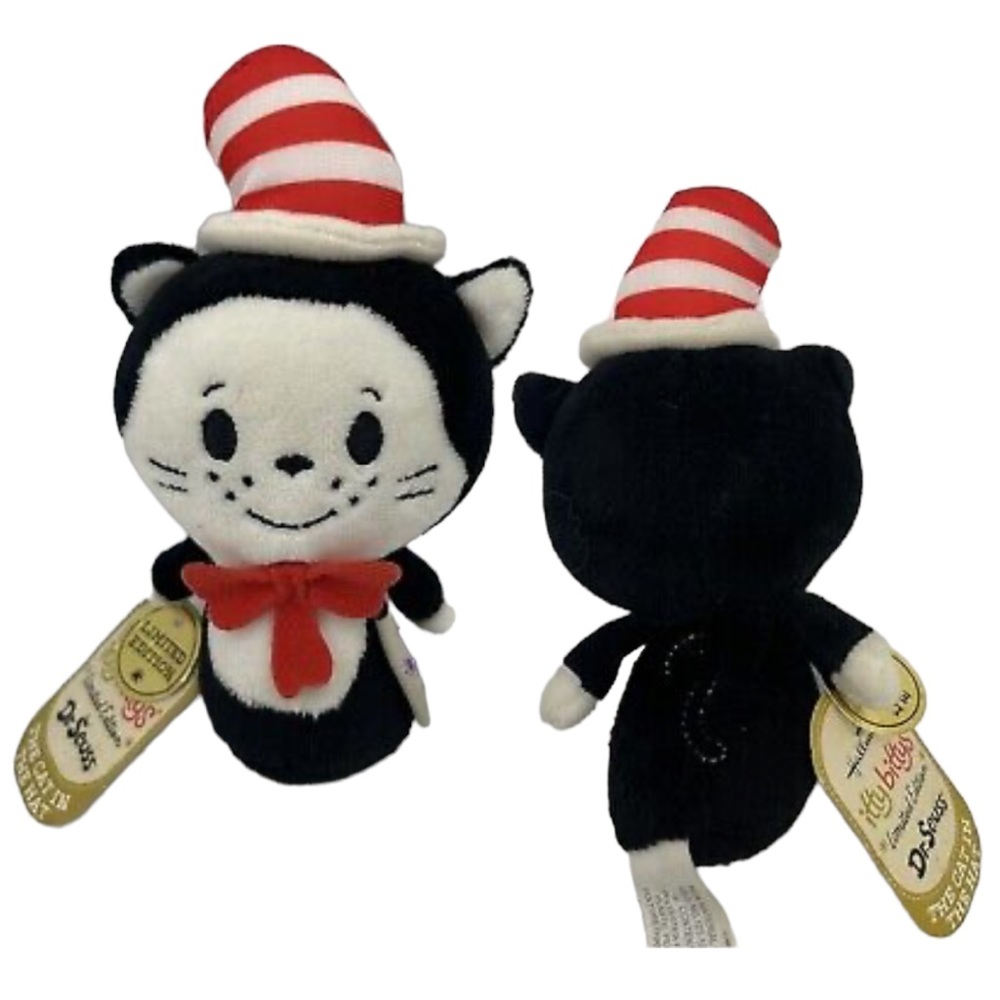 Hallmark Itty Bitty Bittys Cat in The Hat Dr. Seuss Limited Edition Mini Plush